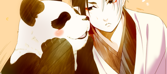 パンダ君が鬼灯さまにドーン