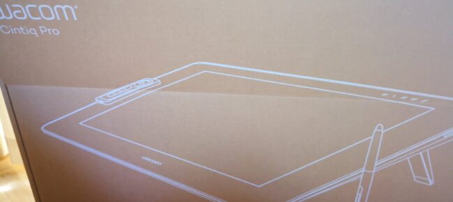 新しい液タブCintiq pro24が届いたぞ