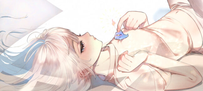 休日のロウソクくん